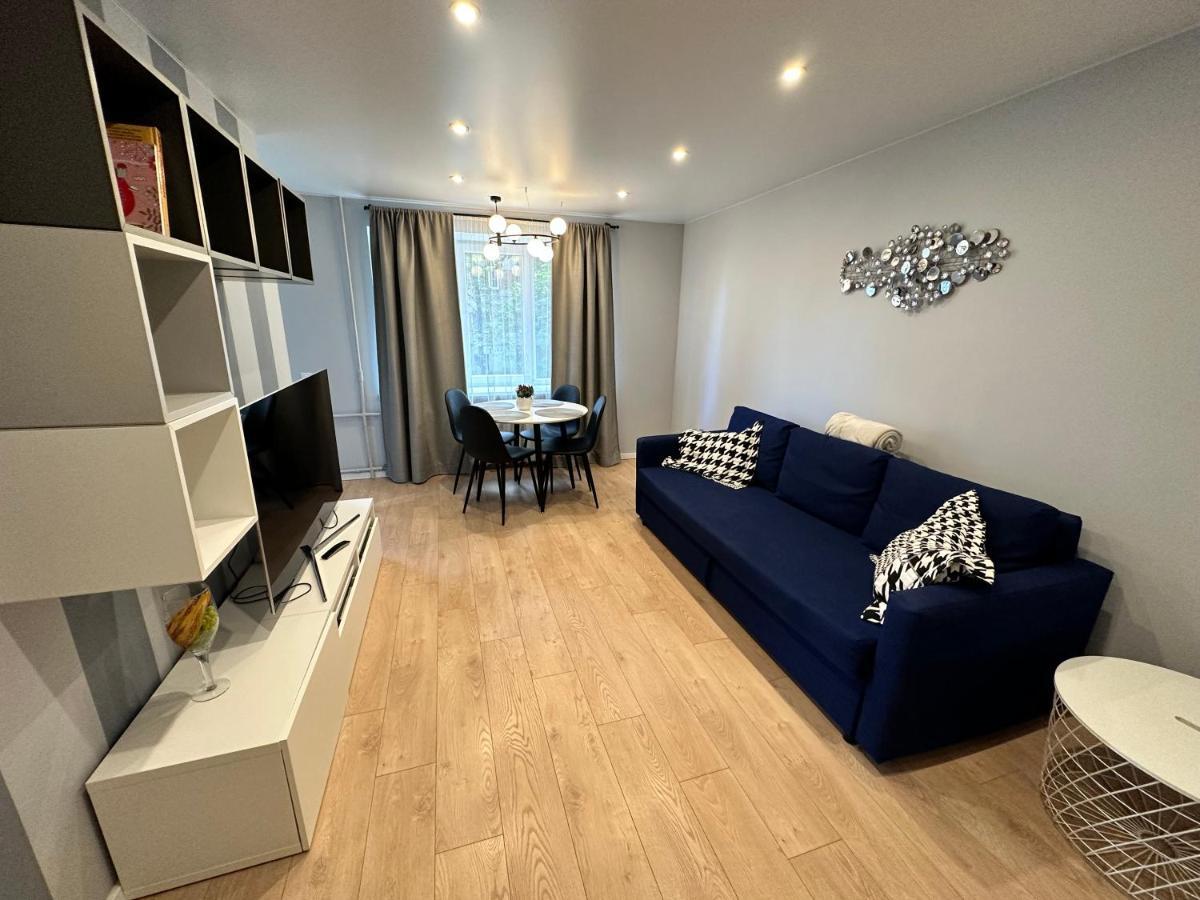 Апартаменти Parkside Escape: Stylish 1-Br Рига Екстер'єр фото